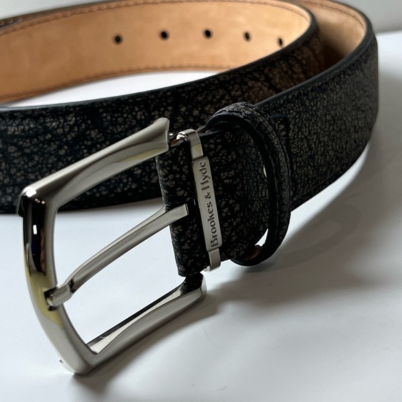 Brookes & Hyde Cincinnati $850 Genuine African Buffalo Belt Brand New? 36W - Picture 8 of 12
